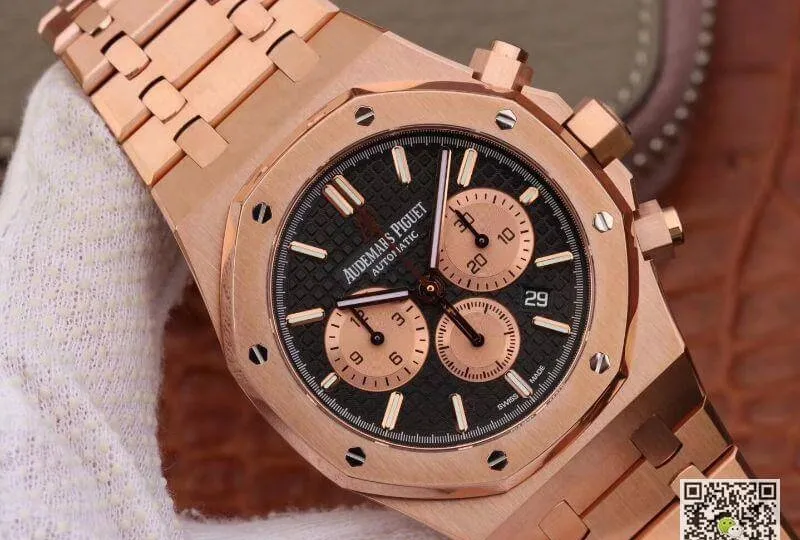 Audemars Piguet Royal Oak Chronograph 26331OR.OO.1220OR OM Factory Men Watches 1:1 Best Edition Replica Watch Swiss ETA7750 18K Rose gold on stainless steel bezel